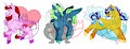 Pony Adoptables by gaymabel