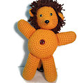 Rubert - Lion Belly Button Beast by craftedbytw