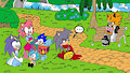Los padres de Sonic en mi comic