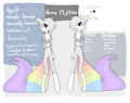 Fluffles: Ref sheet by FluffButtowo