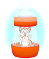 cub in a bottle by SweaWolf