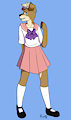 Casey's school uniform