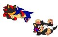 sonadow and babies 2 by hedgecat22