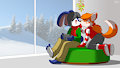 Christmas Cuteness Wallpaper by krezz