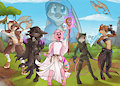 D and D Party by CobaltTheUnicorn