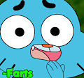 Gumball Farts in front of Penny by fruztal