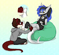 Andrew licks Sasha by DrJavi