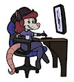 Lil' Possum Drawing