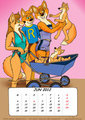 Fox Calendar 6: June 2012 by Micke