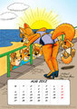 Fox Calendar 8: August 2012 by Micke