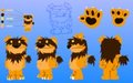 Tangui the lion sheet by Toxicoow