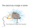 Electric pusheen by Shiku