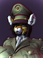 3d bust commission render by Kruk