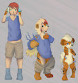 [Commission] Kitcoon Growlithe TF/AR by Seiniyta