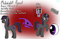 Ref Commission - Midnight Fossil by EdgarKingmaker