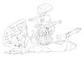 Zorrah and Holly doodle