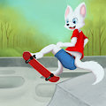 Pent skateboarding