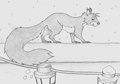 Up on the roof top, squeak squeak squeak!