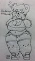 "Cute...?" by ChubbyDraws