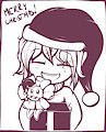 Flowey and Frisk wish a Merry Christmas