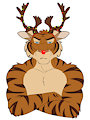 Reindeer Tiger? by DreamAndNightmare