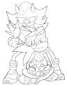 Hair Day Lineart by tripleCancer