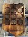 Wooden ahkmenrah table by Shiku