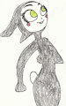 Bunny graffiti from arkham city