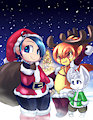 Xmas ~ Santa crew by MaehDoggie