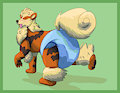 Padded Burn Bork (Arcanine)