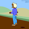 Jesse loses his shoe in mud by DrJavi