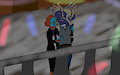 New year evening with his loved one. by TheAgentMyers