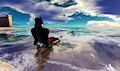 Relaxing in the waves by Truechaos
