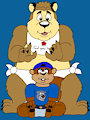 Big Baby Bear and me by SquirrellyJay