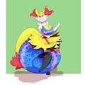 Braixen in the new year by PurpleTheCharmander