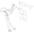 Checkers Screaming by misterpickleman