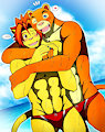 DON & SOUTAROU HUG by donpuma