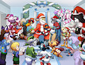 Waiting for Mall Santa