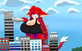 Angel - Giantess in the City by Moralde10