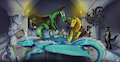 Dragon Bath by LadyDarkstreak