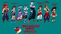 my dragon ball ocs by omegazeke08013