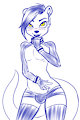 Damian the sexy sea otter by joykill
