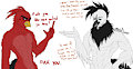 Red and Chester by RBlackout
