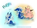 Foxy y Dark Clefita Cartoon by Clefita