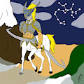 Cardfight Vanguard - Holy Star Armored Centaur, Sagittario by TwilightA5LtheHedgehog
