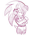 Sketch: New ID pic by Shadow4one