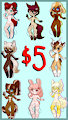 5$ PUPTART ADOPTS!!!