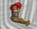 Sally Acorn in a Straight Jacket