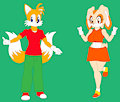 Tails and Cream grown up by evillichking