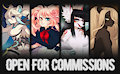 Open for Commissions ♥